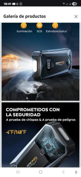 Arrancador Batería Coche/Camión