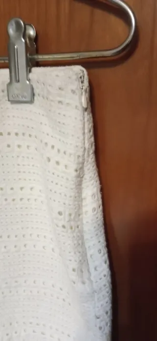 Falda Zara Beige Talla S