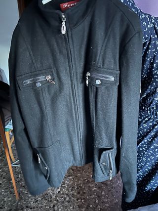 Chaqueta Negra Antelina