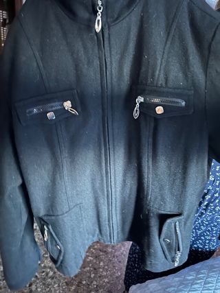 Chaqueta Negra Antelina