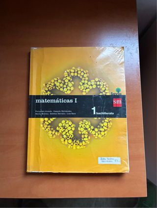 Matemáticas I. 1 Bachillerato. Savia