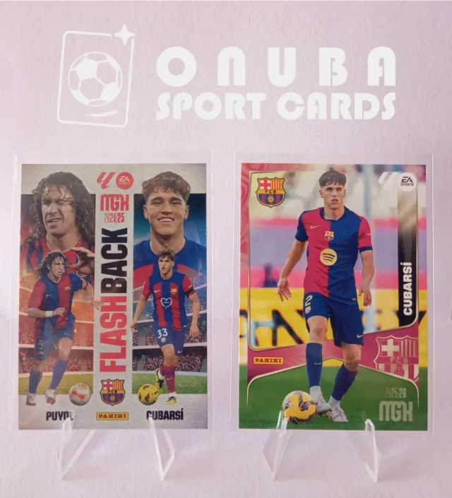 Lote cromos Puyol y Cubarsí FC Barcelona
