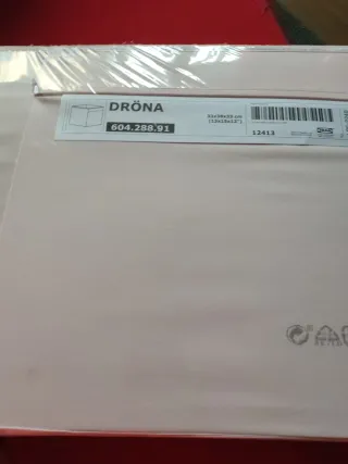 Caja Drona IKEA rosa 604.288.91 y caja drona Ikea 