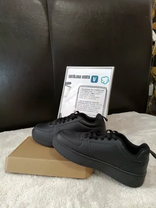 Zapatillas Deportivas Negras Niño