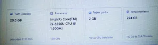 Lenovo Ideapad 520,i5 8th Gen,20GB,SSD Nvidiamx150