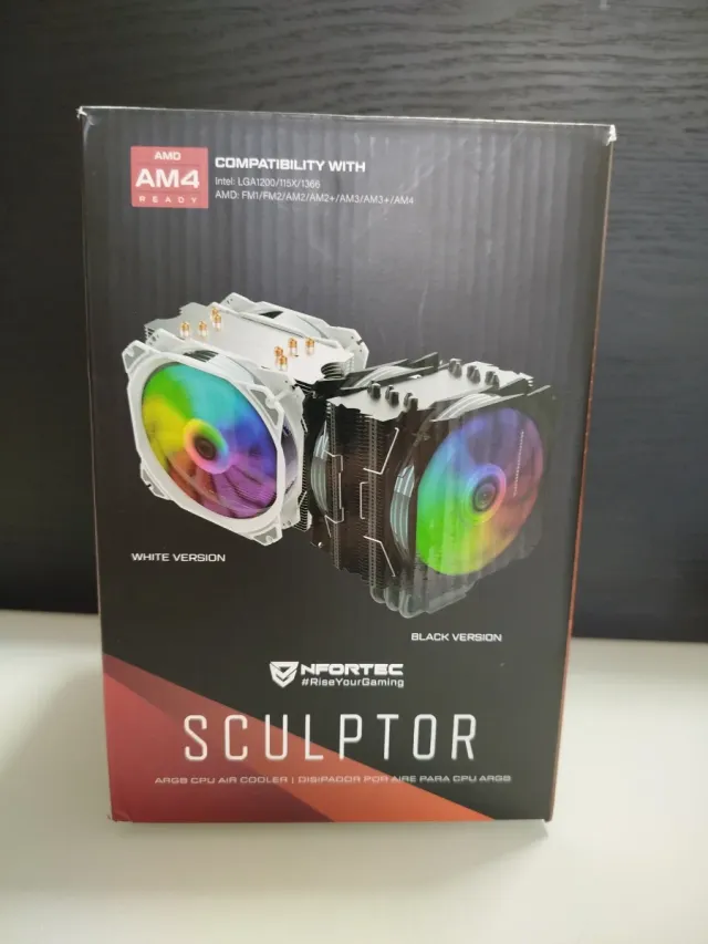 Refrigerador CPU NFortec Sculptor Black Edition