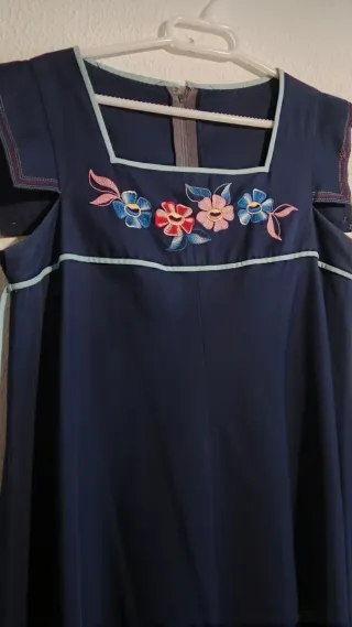 Vestido hecho a mano floral