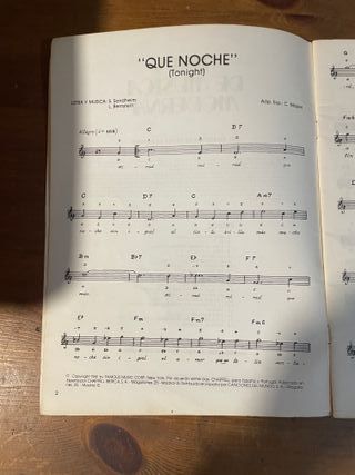 Libro Partituras Aires de Música Moderna Vintage