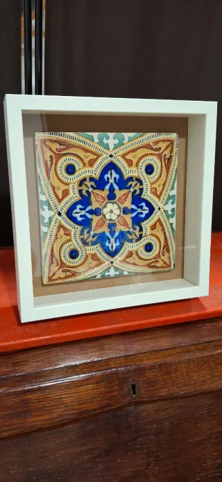 Azulejo decorativo vintage originales 1920 aprox.