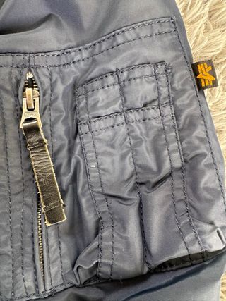 Chaqueta Alpha Industries Azul Naranja