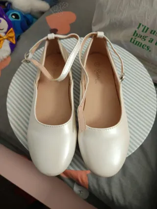 Zapatos Niña  perla 34
