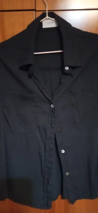 Camisa negra manga corta Hits Talla S