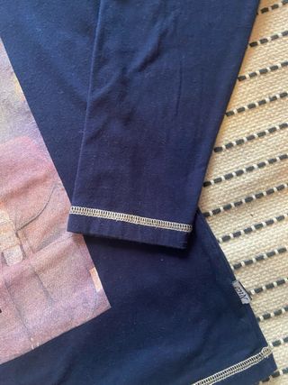 Camisola azul com estampa HERE WE GO