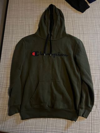 Sudadera Champion Verde con Capucha