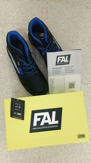Zapatos de Seguridad FAL Negro/Azul