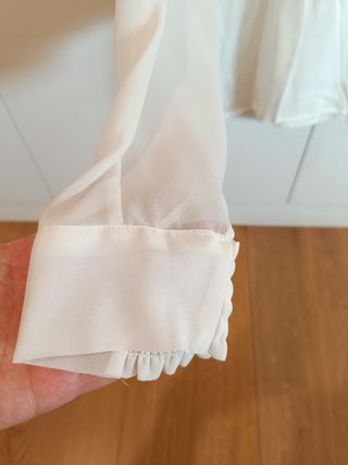 Blusa Zara Blanca 