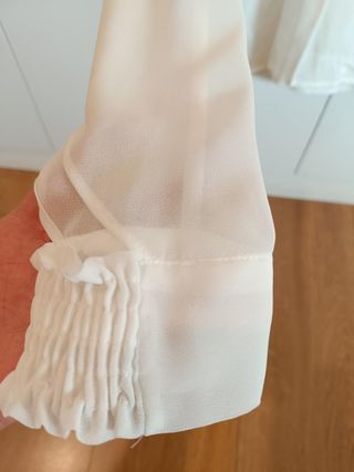 Blusa Zara Blanca 