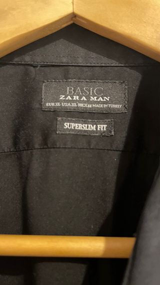 Camisas Zara Man Slim Fit Blanca Talla M