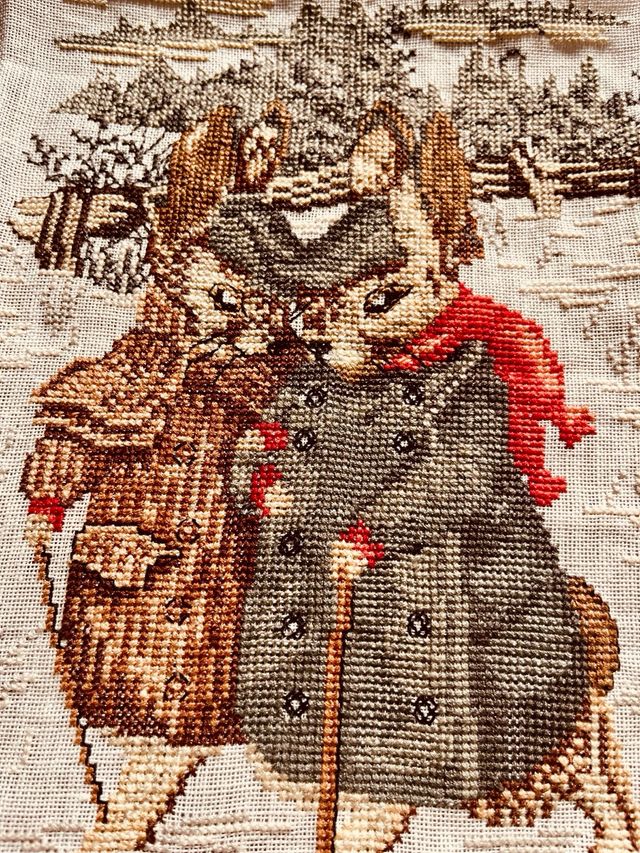 Bordados Punto de Cruz Infantiles para enmarcar