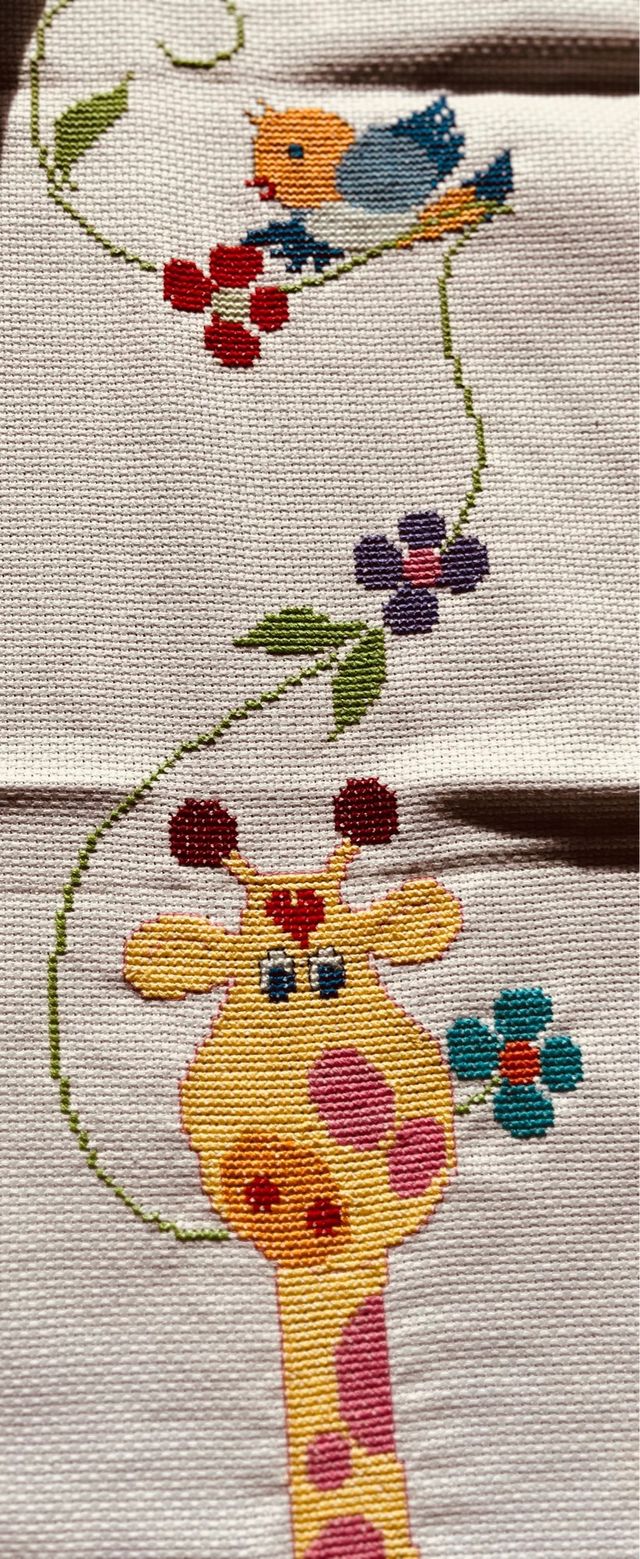 Bordados Punto de Cruz Infantiles para enmarcar