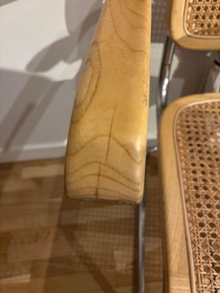 Silla estiloCesca Madera y Metal