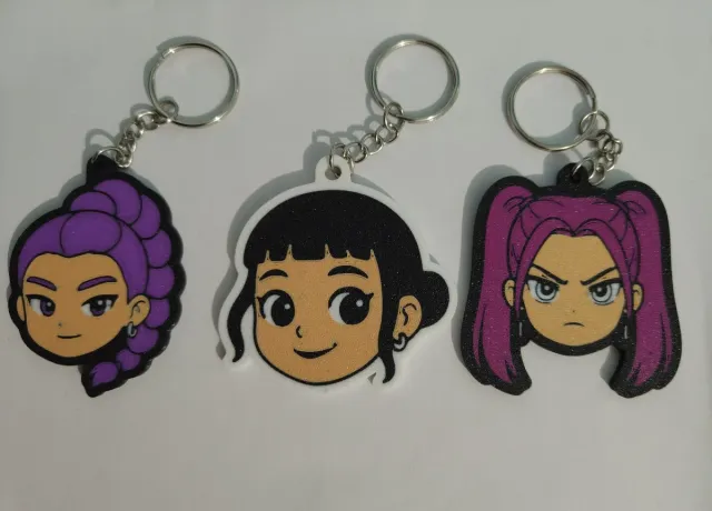 Llaveros Guerreras K-pop Demon Hunters