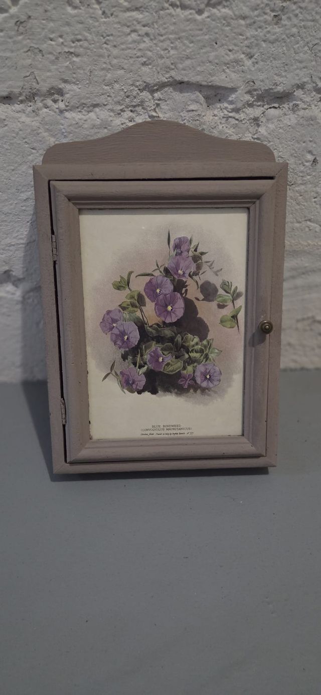 Portallaves pared decorativo flores