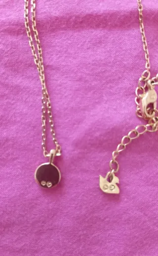 Colgante Swarovski con baño de Oro SIN ESTRENAR