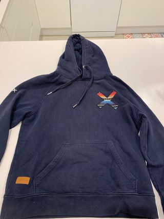 Sudadera Blue Banana azul con X Multicolor