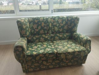 Sofá de 2 plazas estampado floral