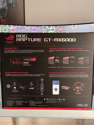 Router Gaming ASUS ROG Rapture GT-AX6000 WiFi 6