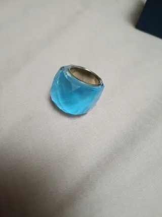 Anillo azul Swarovsky