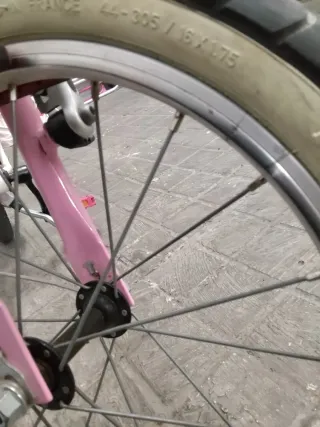 Bicicleta infantil Btwin rosa niños