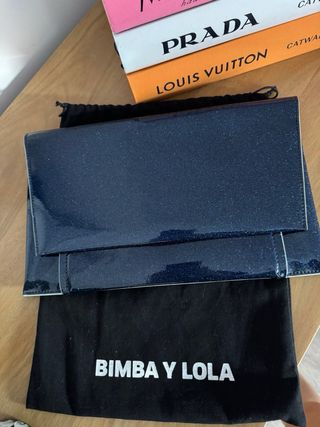 Bolso Bimba y Lola Azul efecto purpurina