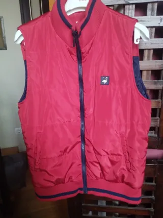 Chaleco Flamenco Rojo y Azul