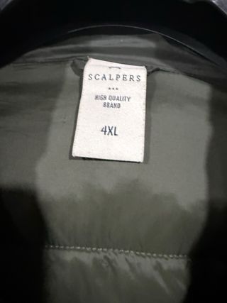 Chaqueta Scalpers Plumas Talla 4XL Verde Oliva