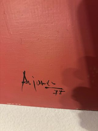 Cuadro Arjona , pintado en 1971 es un mural unico