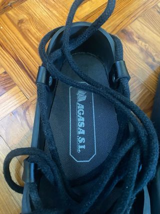 Abarcas Talla 35 Negras