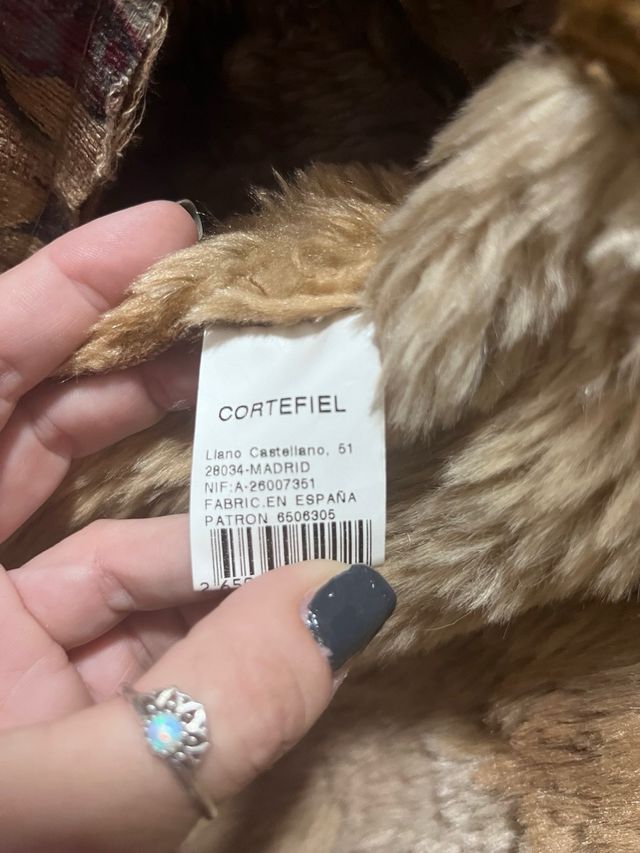 Chaqueta Cortefiel flores sintética