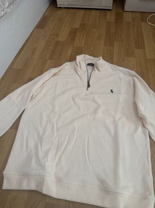 Jersey Polo Ralph Lauren Beige Cremallera XXL/ L