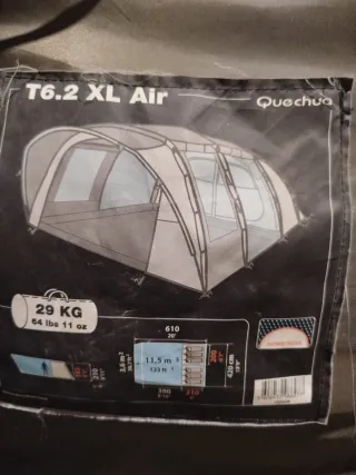 Tienda de campaña Quechua T6.2 XL Air