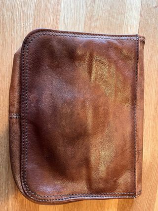 Bolso Zara Cuero Marrón Unisex