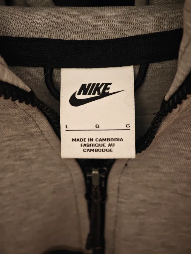 Felpa Nike Tech Grigia Taglia L