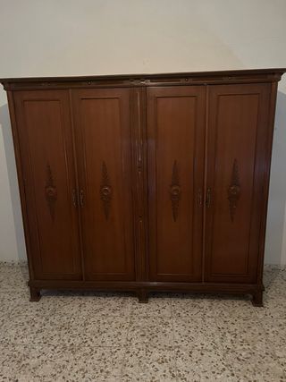 Dormitorio completo madera