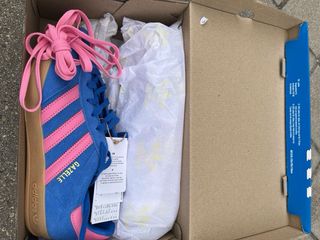 Adidas Gazelle Indoor Talla 41 1/3 Azul/Rosa