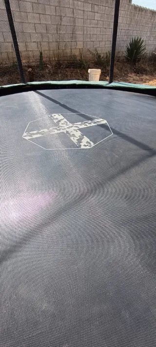 Cama elástica octogonal  300 con red de seguridad