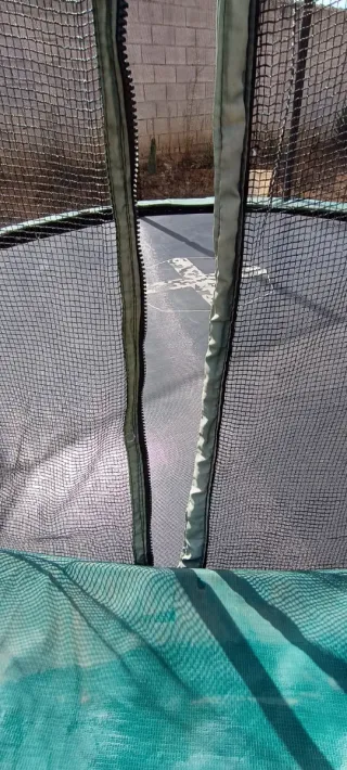 Cama elástica octogonal  300 con red de seguridad