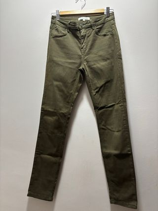 Pantalón Southern Cotton Verde 38, pitillo elastic