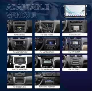 Pantalla Radio Android Coche Carplay 2GB+32GB