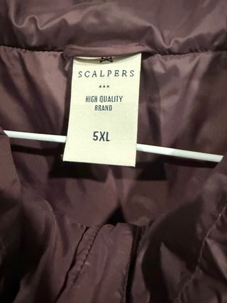 Chaleco Scalpers un solo uso 5XL Burdeos 